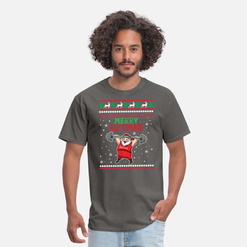 Merry Liftmas Santa Claus Workout Weight Xmas Gift