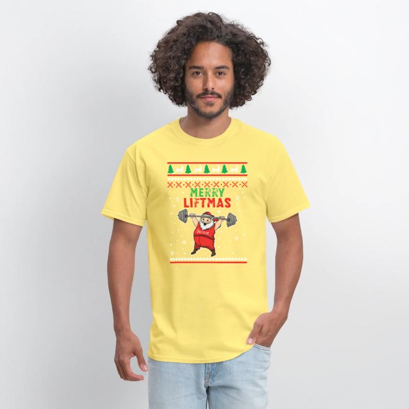 Merry Liftmas Santa Claus Workout Weight Xmas Gift