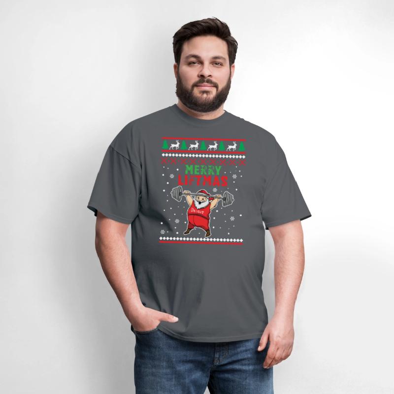 Merry Liftmas Santa Claus Workout Weight Xmas Gift