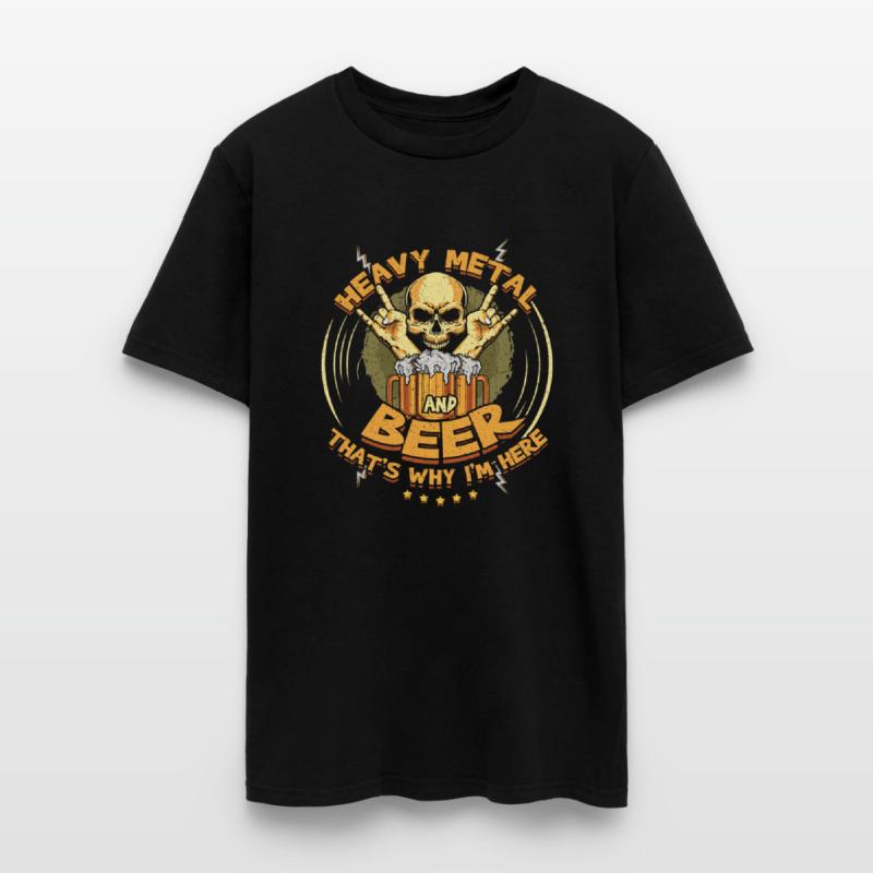 Metal And Beer Metal Music Heavy Rock Skeleton