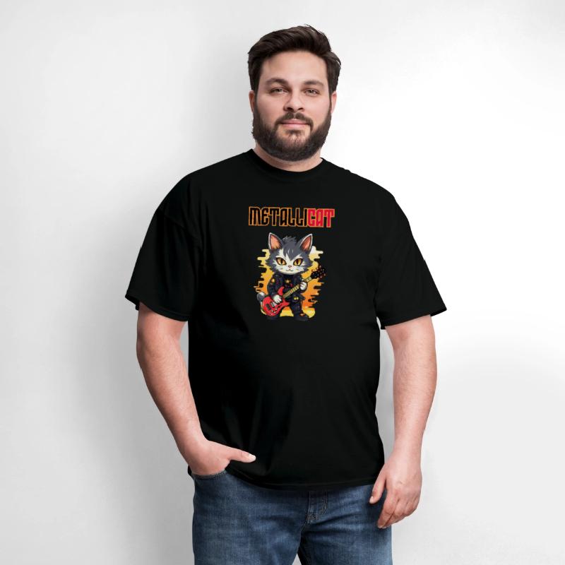 Metal chat guitar