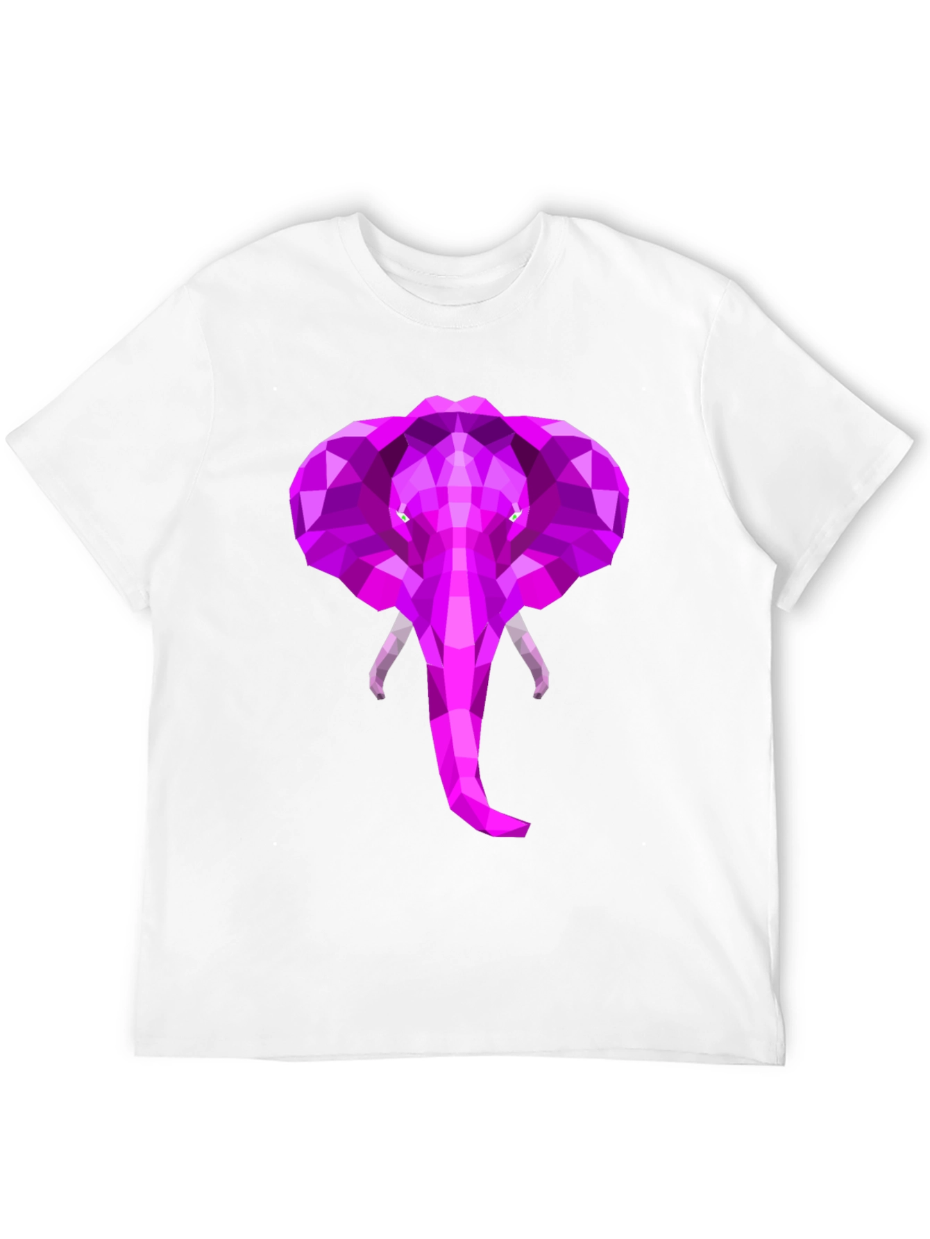Geometric Elephant Tee - Stylish Graphic T-Shirt
