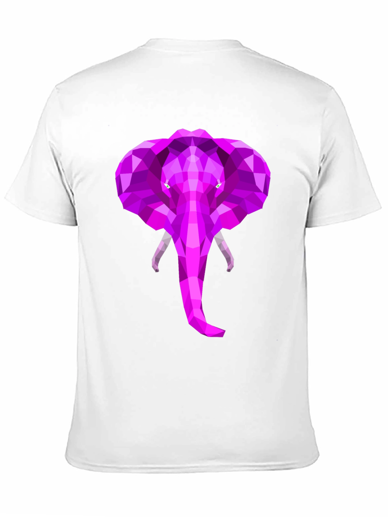 Geometric Elephant Tee - Stylish Graphic T-Shirt