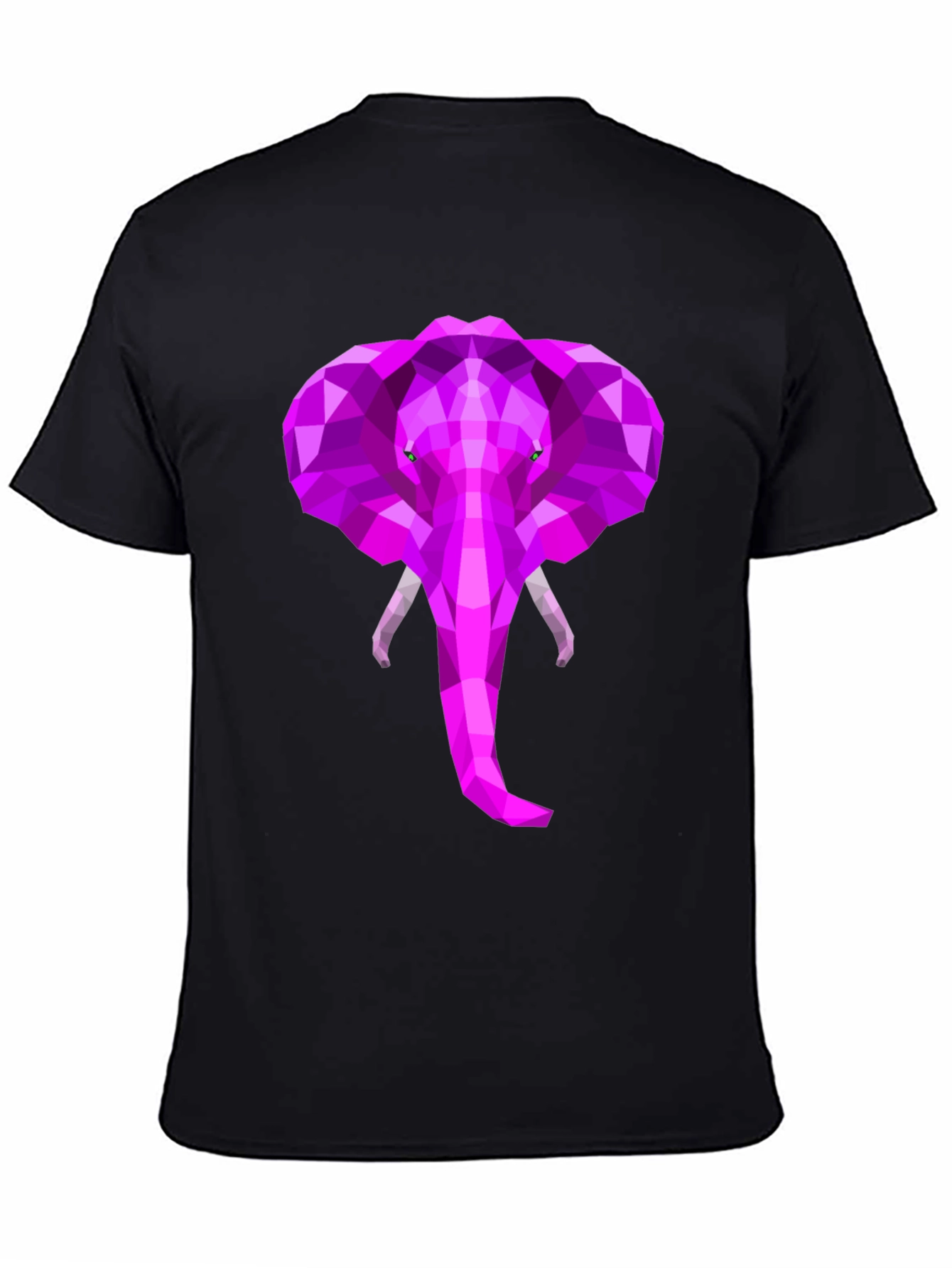 Geometric Elephant Tee - Stylish Graphic T-Shirt