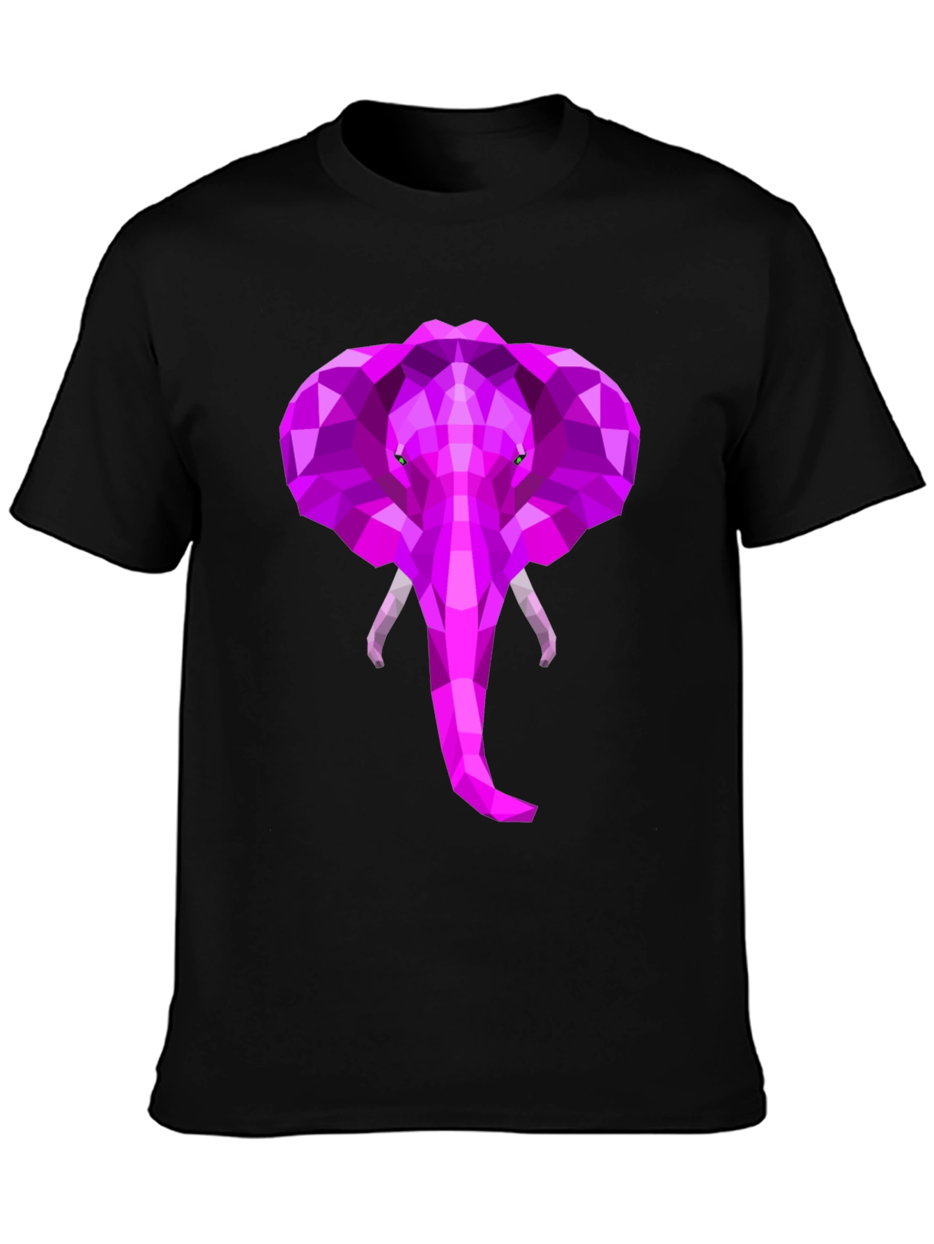 Geometric Elephant Tee - Stylish Graphic T-Shirt