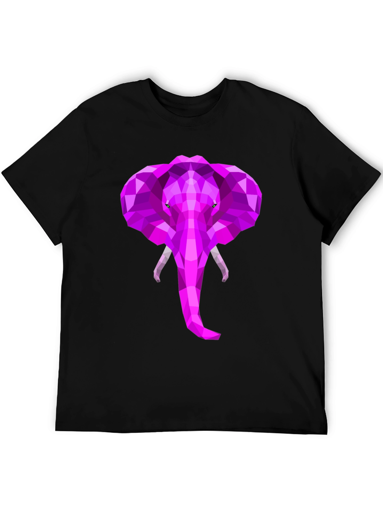Geometric Elephant Tee - Stylish Graphic T-Shirt
