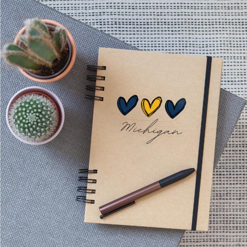 Michigan Football Hearts