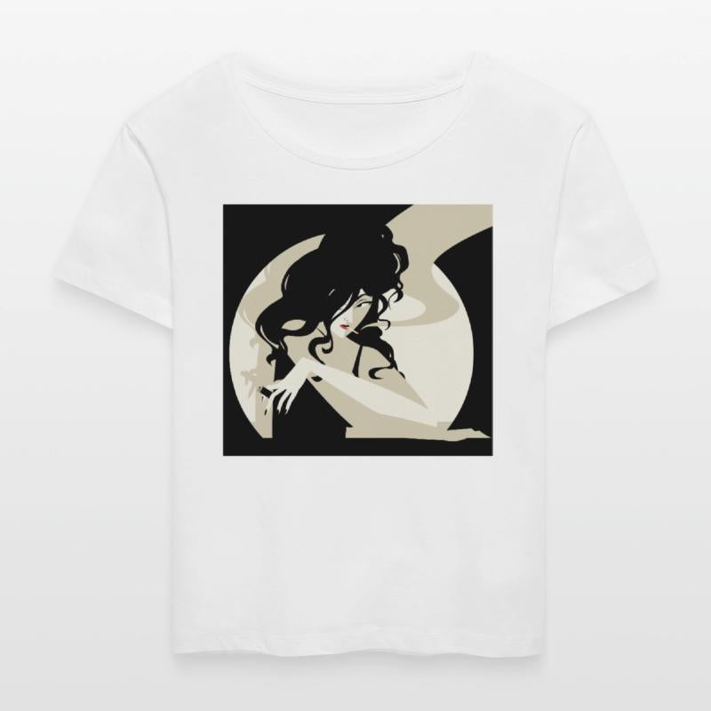minimalist woman smoking a cigarette