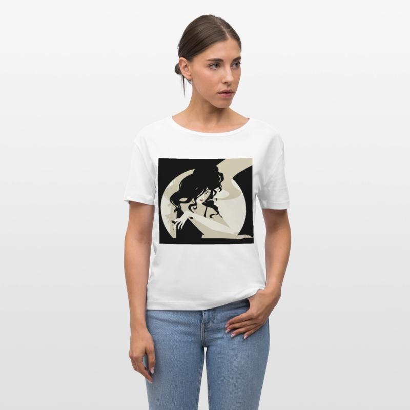 minimalist woman smoking a cigarette