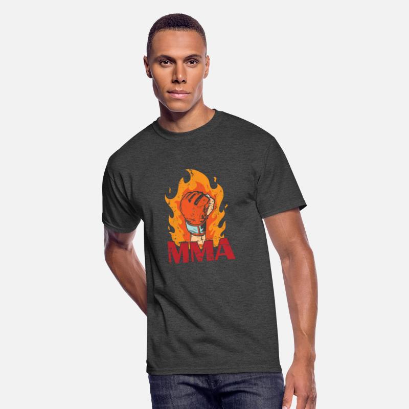 MMA burning Boxing Glove with Fire