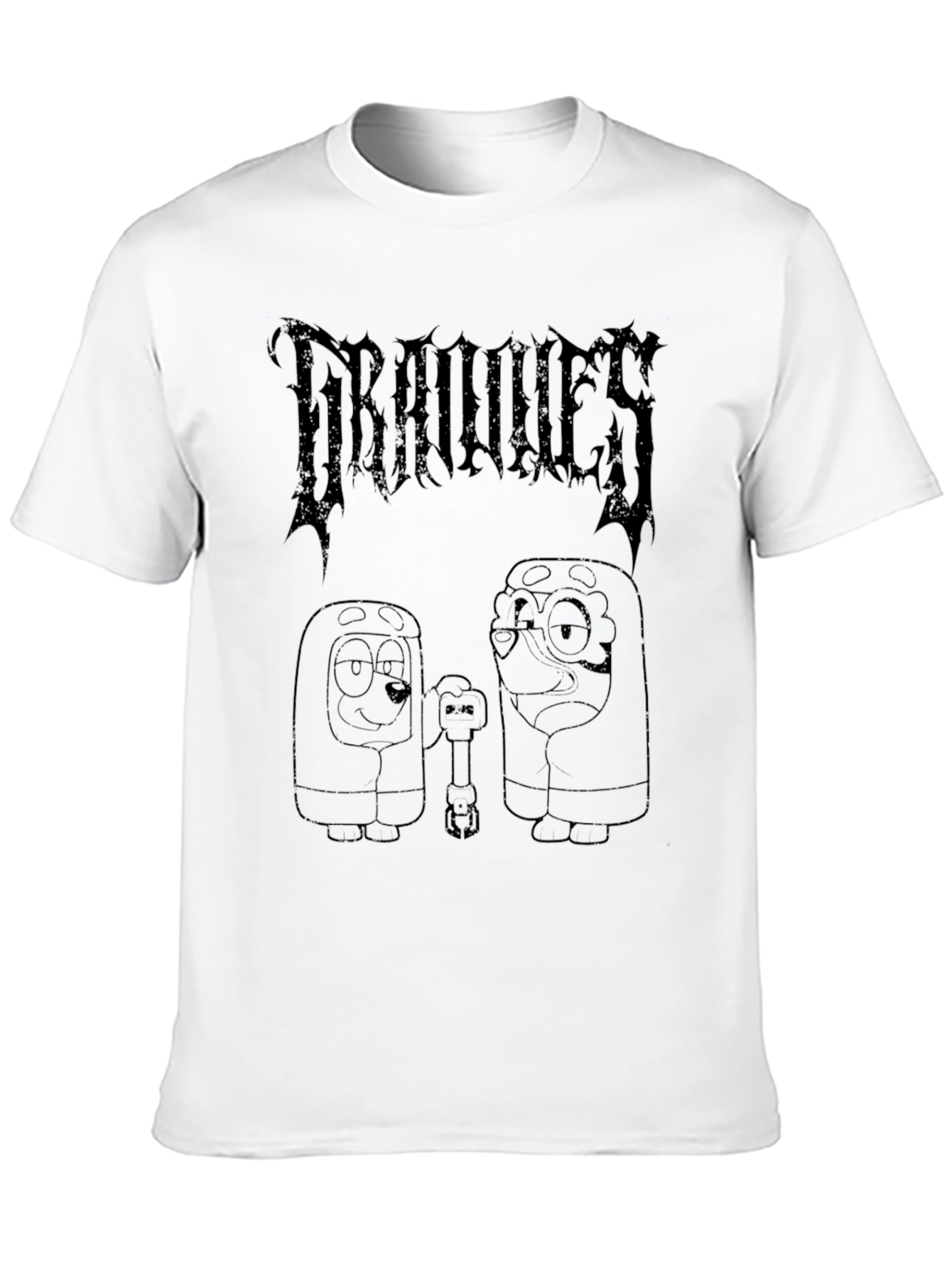 Groovies Black Graphic Tee