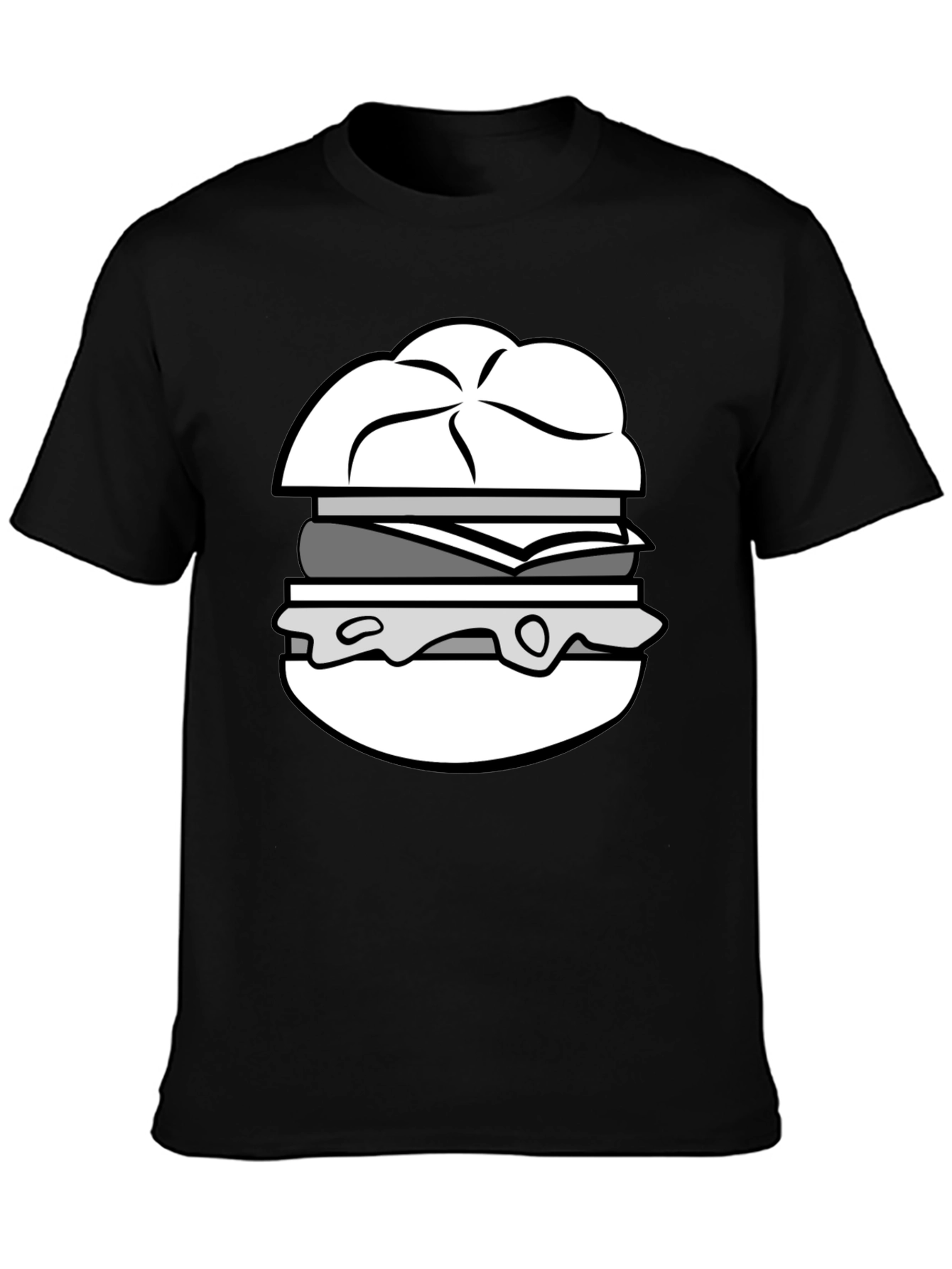 Burger Graphic Tee - Unisex Foodie T-Shirt