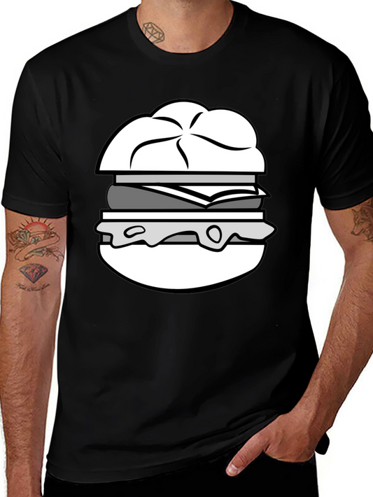 Burger Graphic Tee - Unisex Foodie T-Shirt