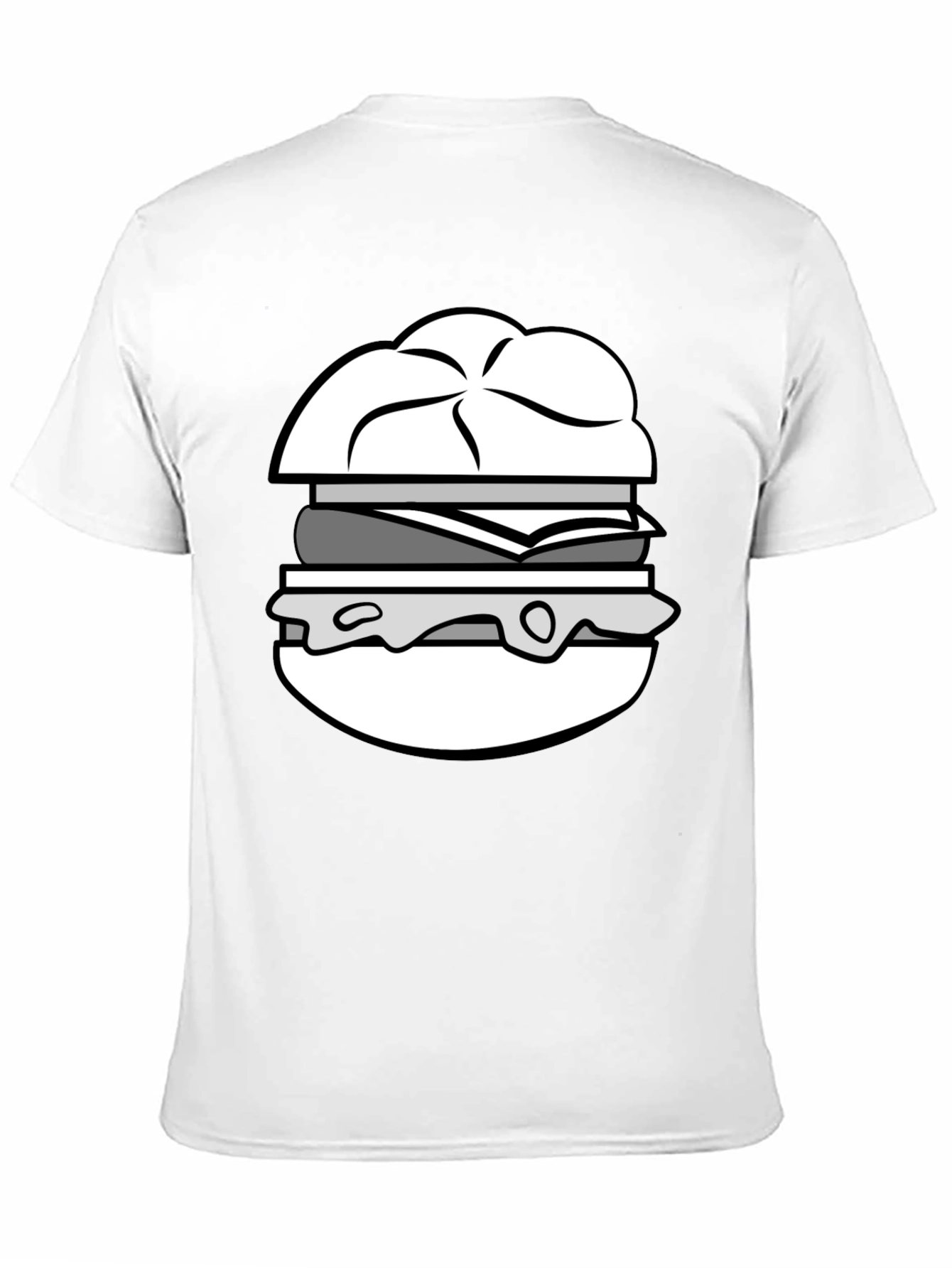 Burger Graphic Tee - Unisex Foodie T-Shirt
