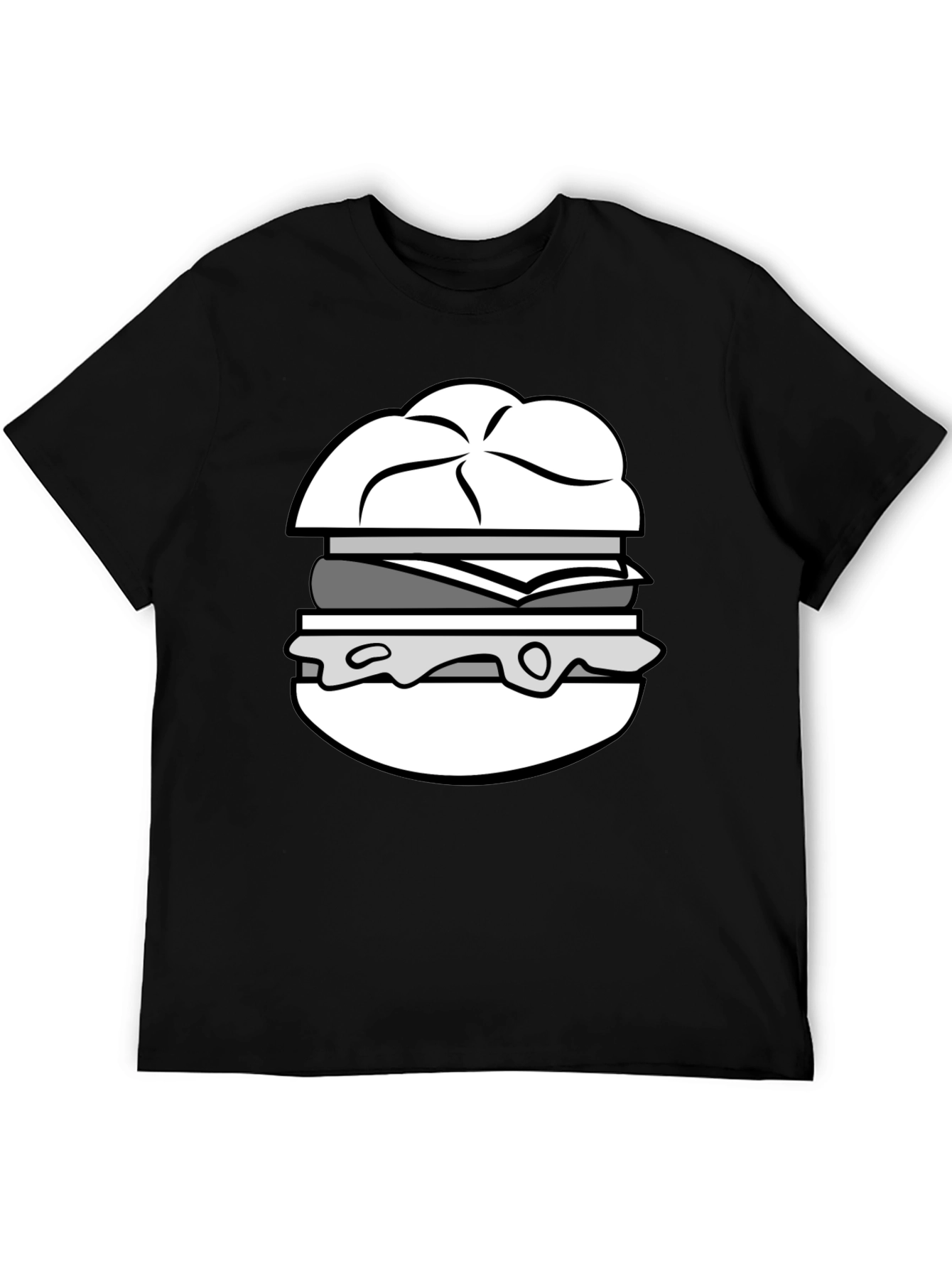 Burger Graphic Tee - Unisex Foodie T-Shirt