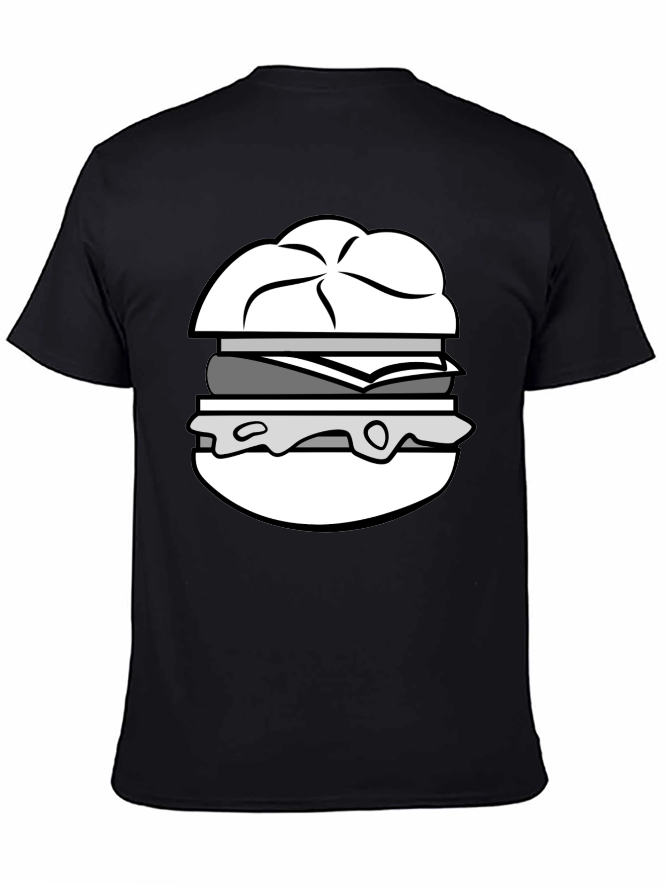 Burger Graphic Tee - Unisex Foodie T-Shirt