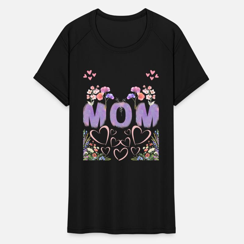 Mom Heart's and Flowers Mothers Day
