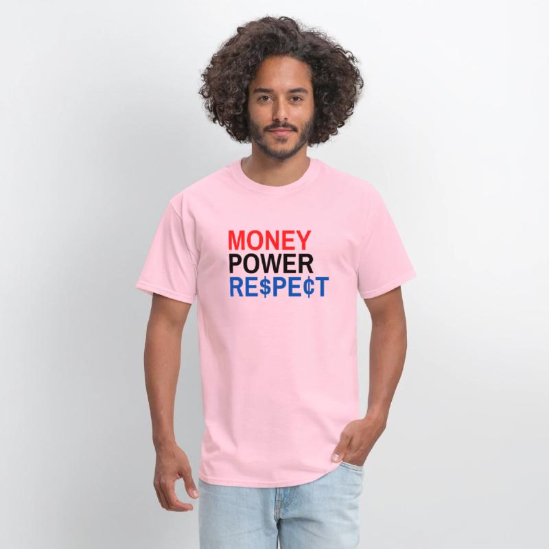 Money Power Respect (Red Black & Blue with $ & ¢)