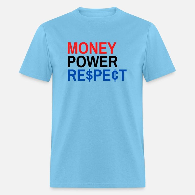 Money Power Respect (Red Black & Blue with $ & ¢)