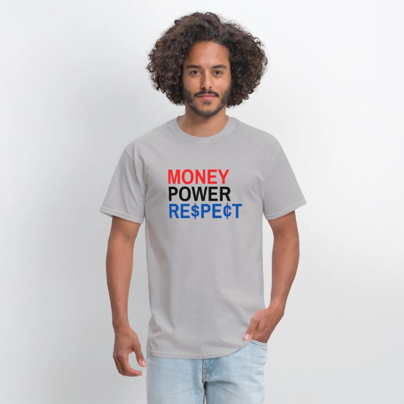 Money Power Respect (Red Black & Blue with $ & ¢)
