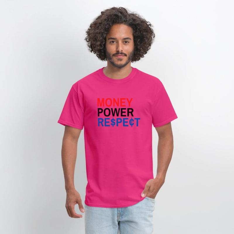 Money Power Respect (Red Black & Blue with $ & ¢)