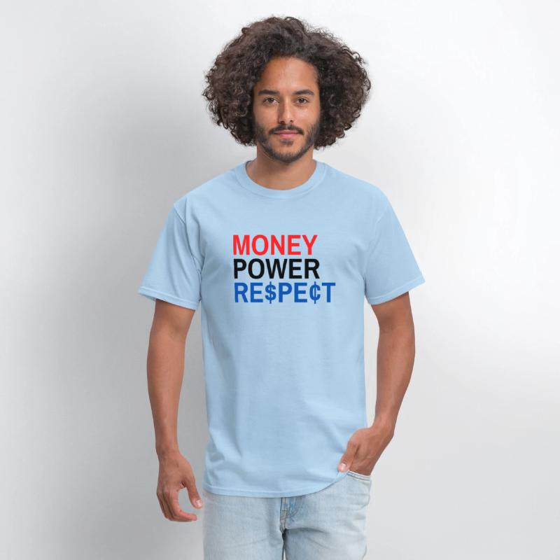 Money Power Respect (Red Black & Blue with $ & ¢)