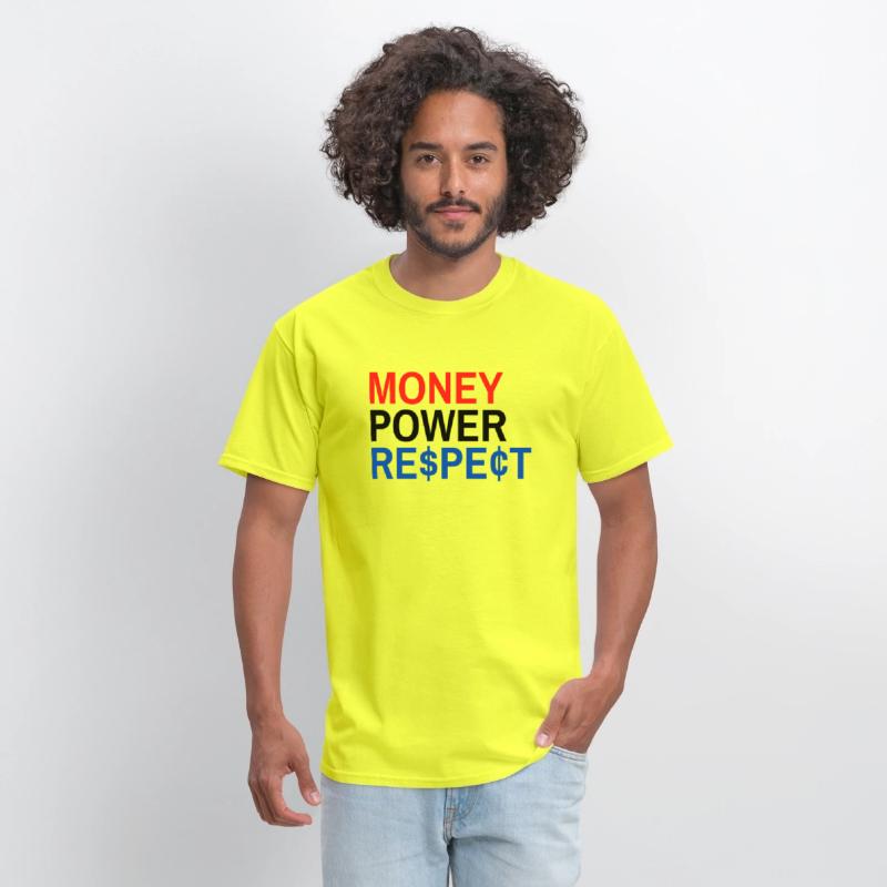 Money Power Respect (Red Black & Blue with $ & ¢)
