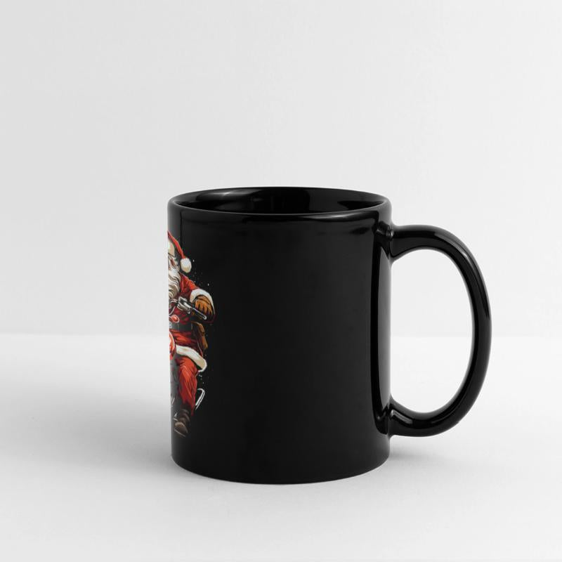Motorcyclist Santa Claus Motorcycle Christmas
