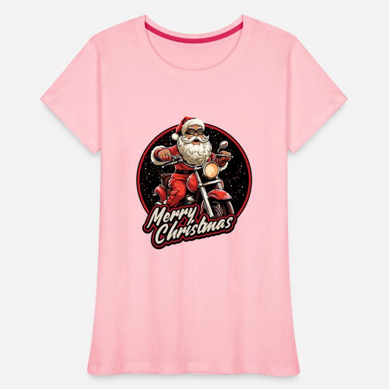 Motorcyclist Santa Claus Motorcycle