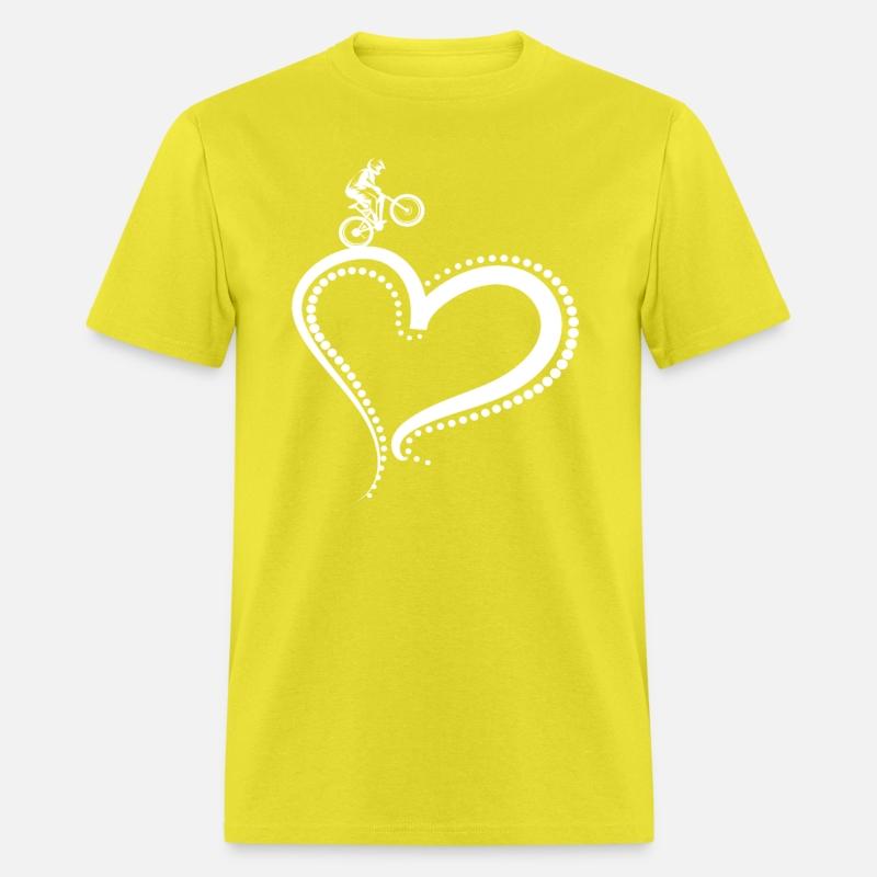 Mountain Biker Heart Adventure