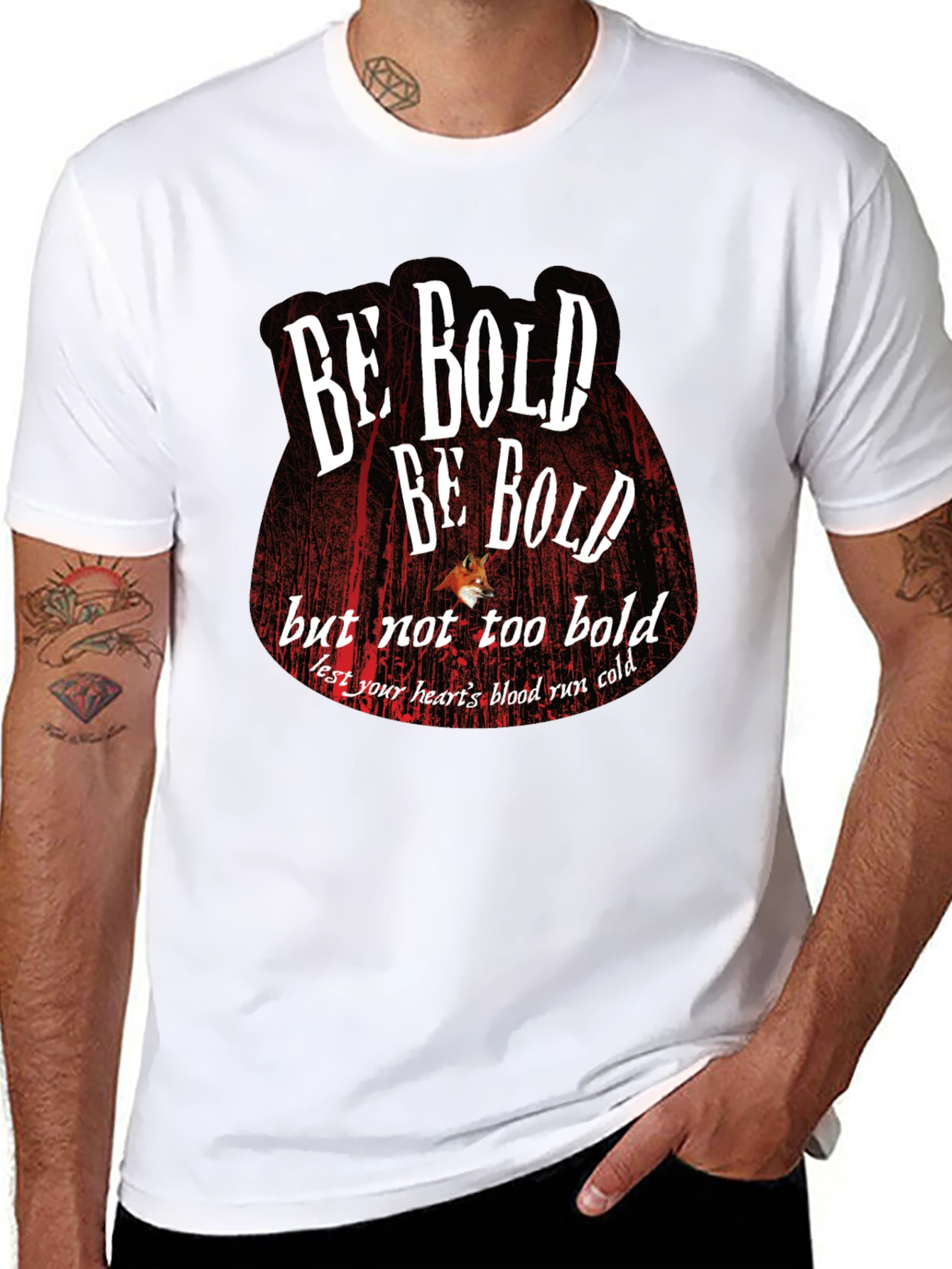 Be Bold Graphic Tee - Soft Cotton Classic Fit