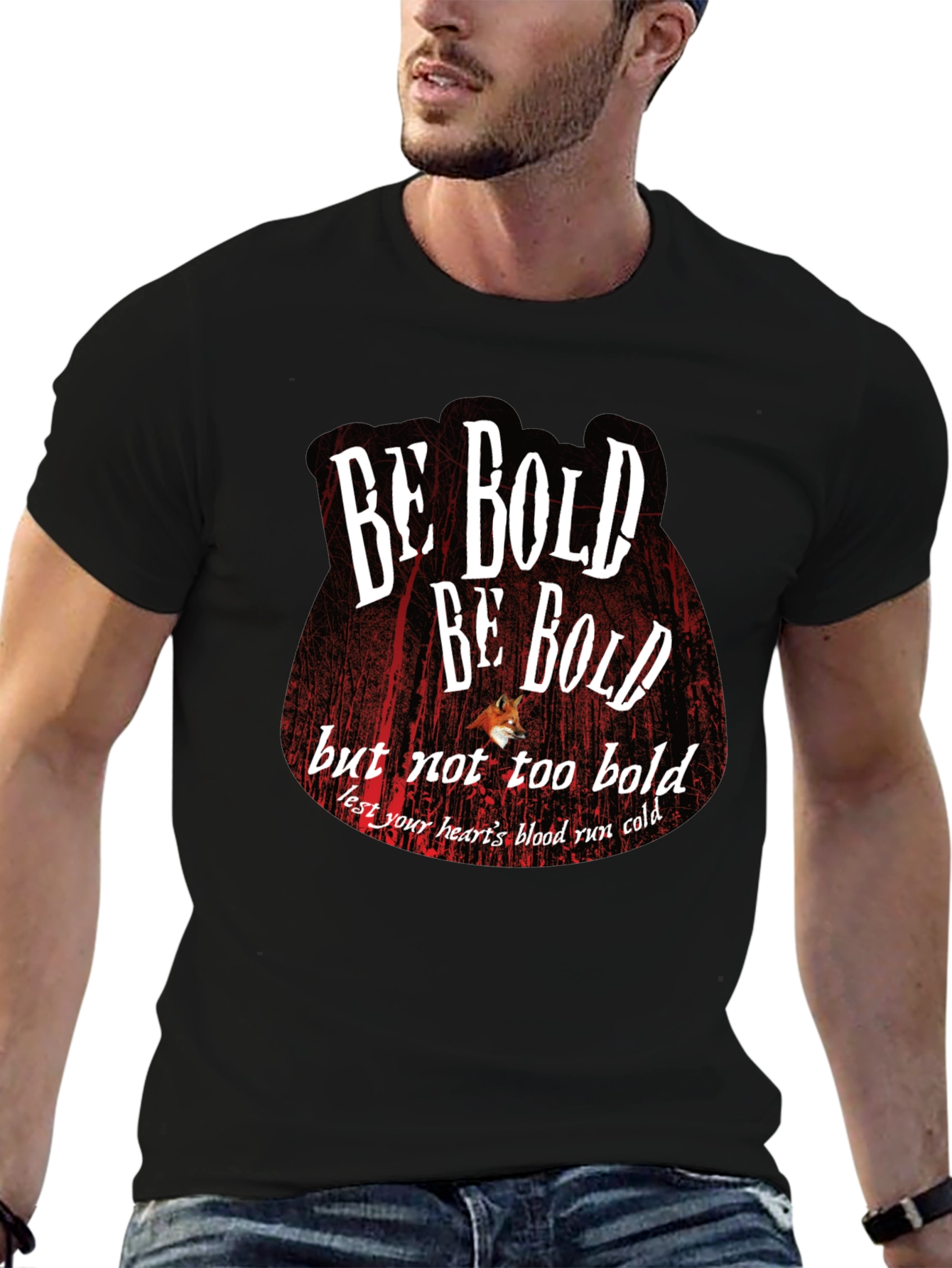 Be Bold Graphic Tee - Soft Cotton Classic Fit