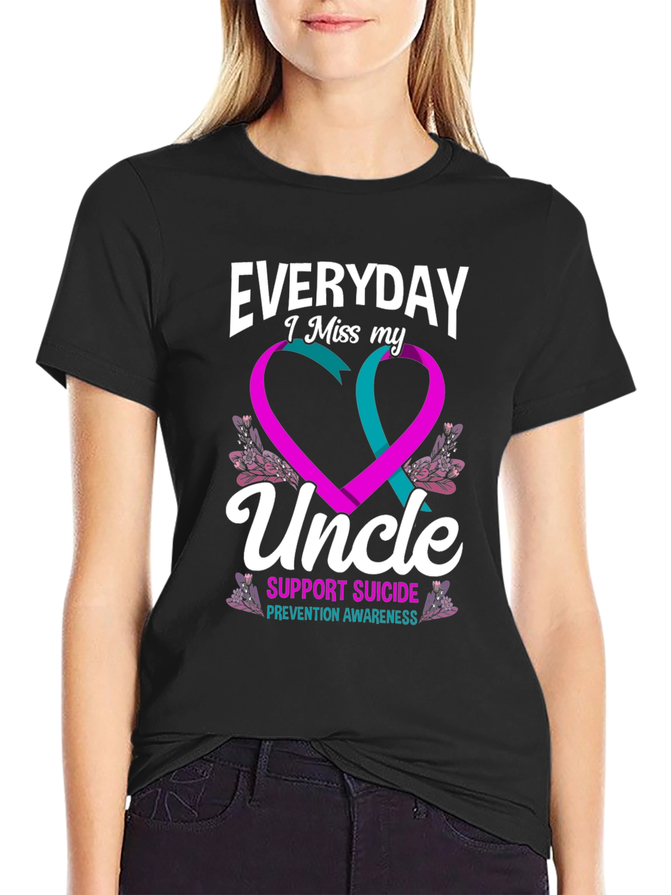 Everyday I Miss My Uncle Suicide Prevention T-Shirt