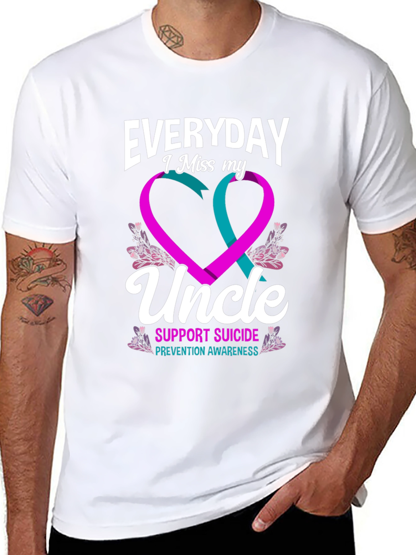 Everyday I Miss My Uncle Suicide Prevention T-Shirt