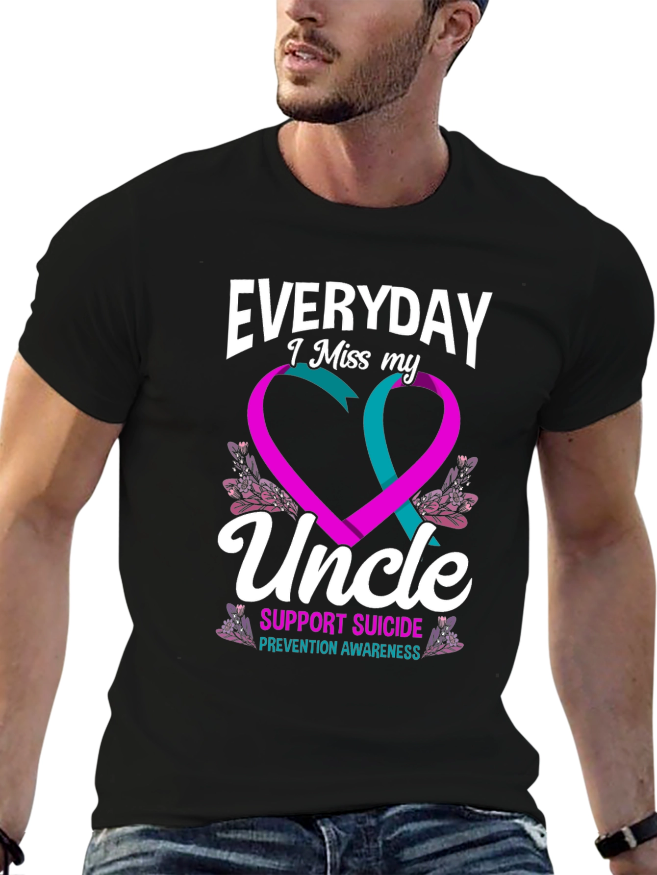 Everyday I Miss My Uncle Suicide Prevention T-Shirt