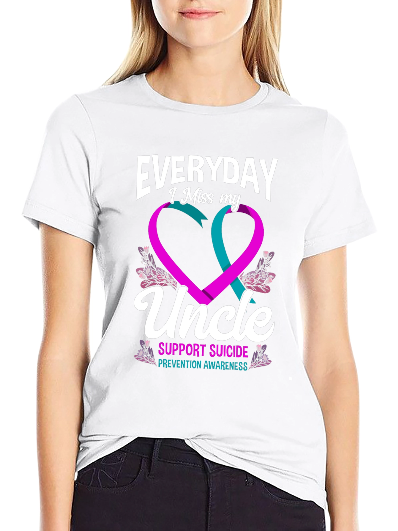 Everyday I Miss My Uncle Suicide Prevention T-Shirt