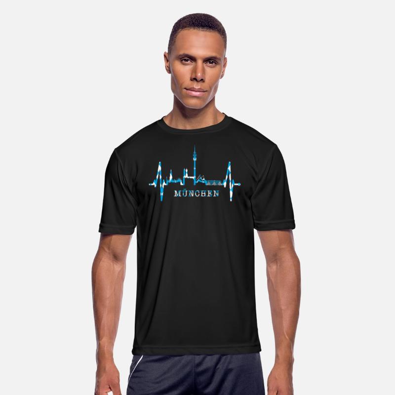 Munich Skyline Heartbeat Bavarian Oktoberfest Gift