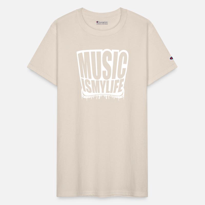 Music is my Life Love Saying Graffiti Spray Drops