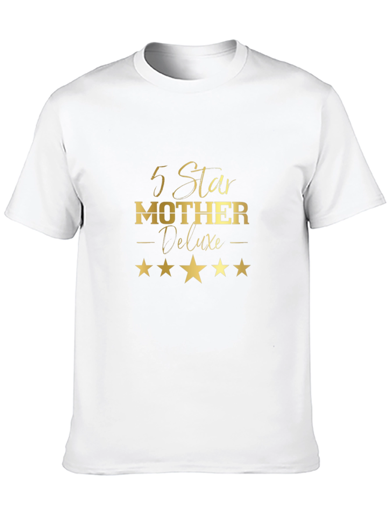 5 Star Mother Deluxe Black T-Shirt