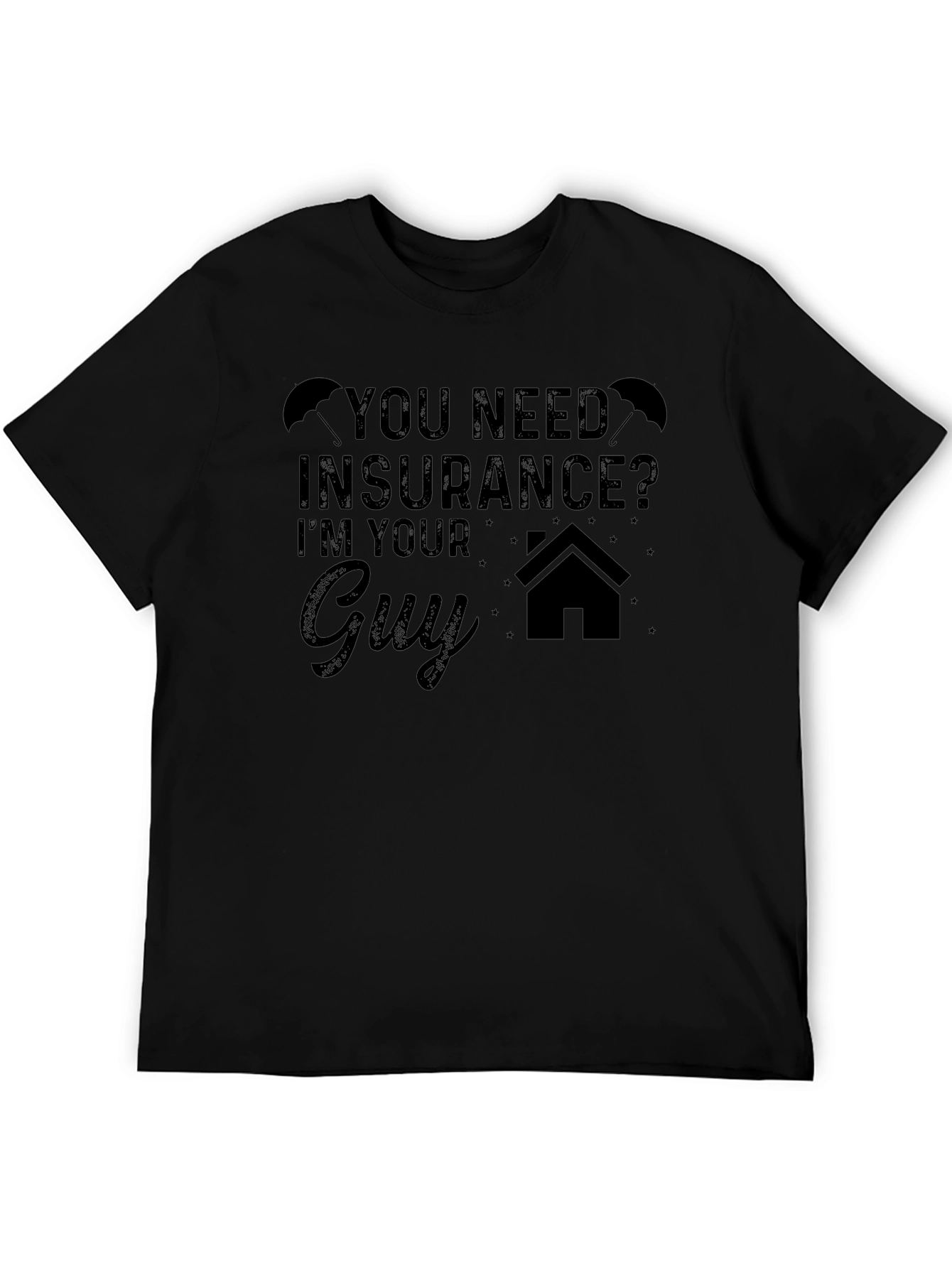 Insurance Guy Graphic Tee - Novelty T-Shirt