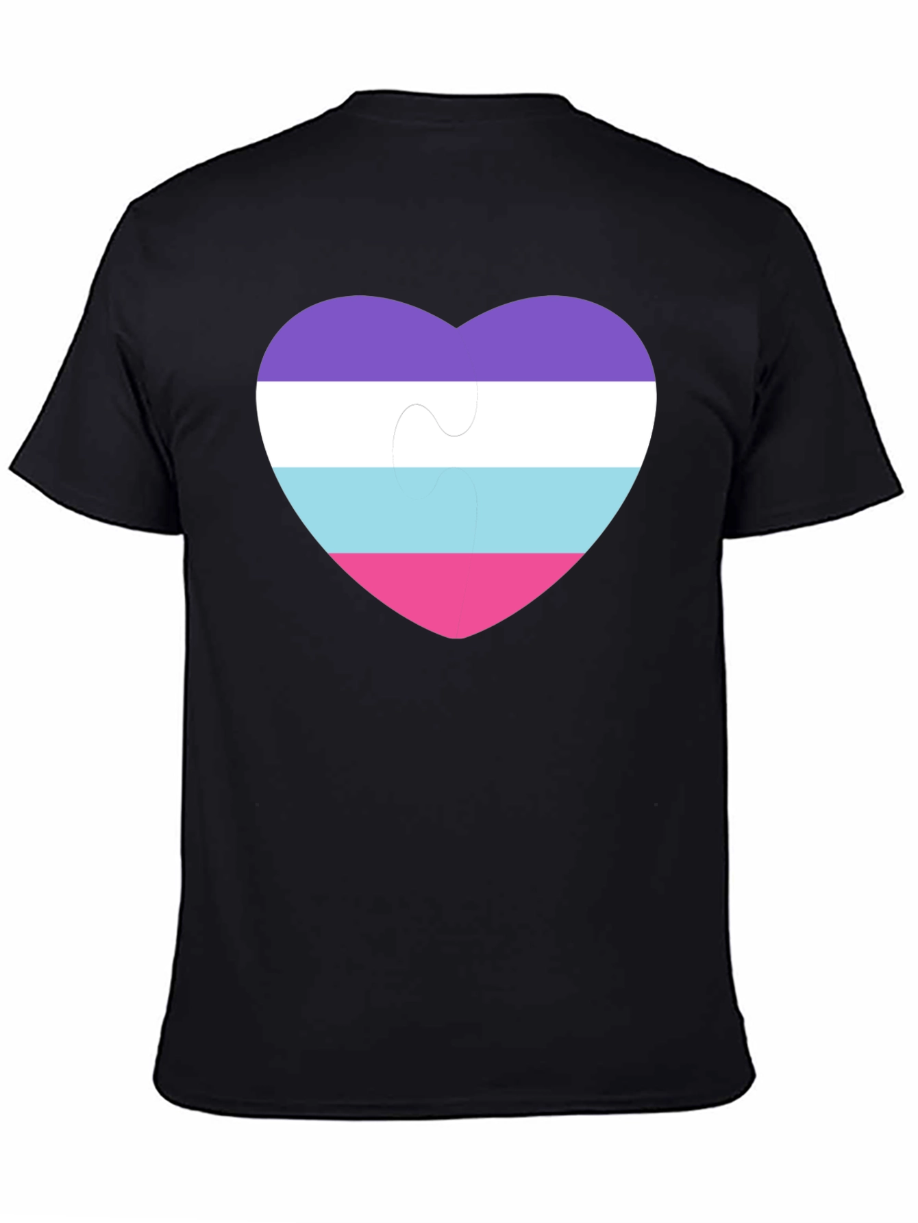 Omni Pride Heart Puzzle Piece T-Shirt