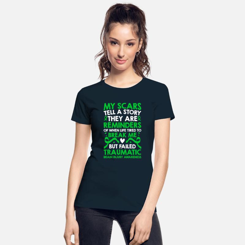 My Scars Traumatic Brain Injury Awareness TBI Gree