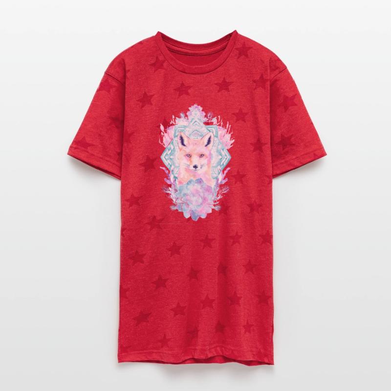 Mystic Fox with Floral Mandala