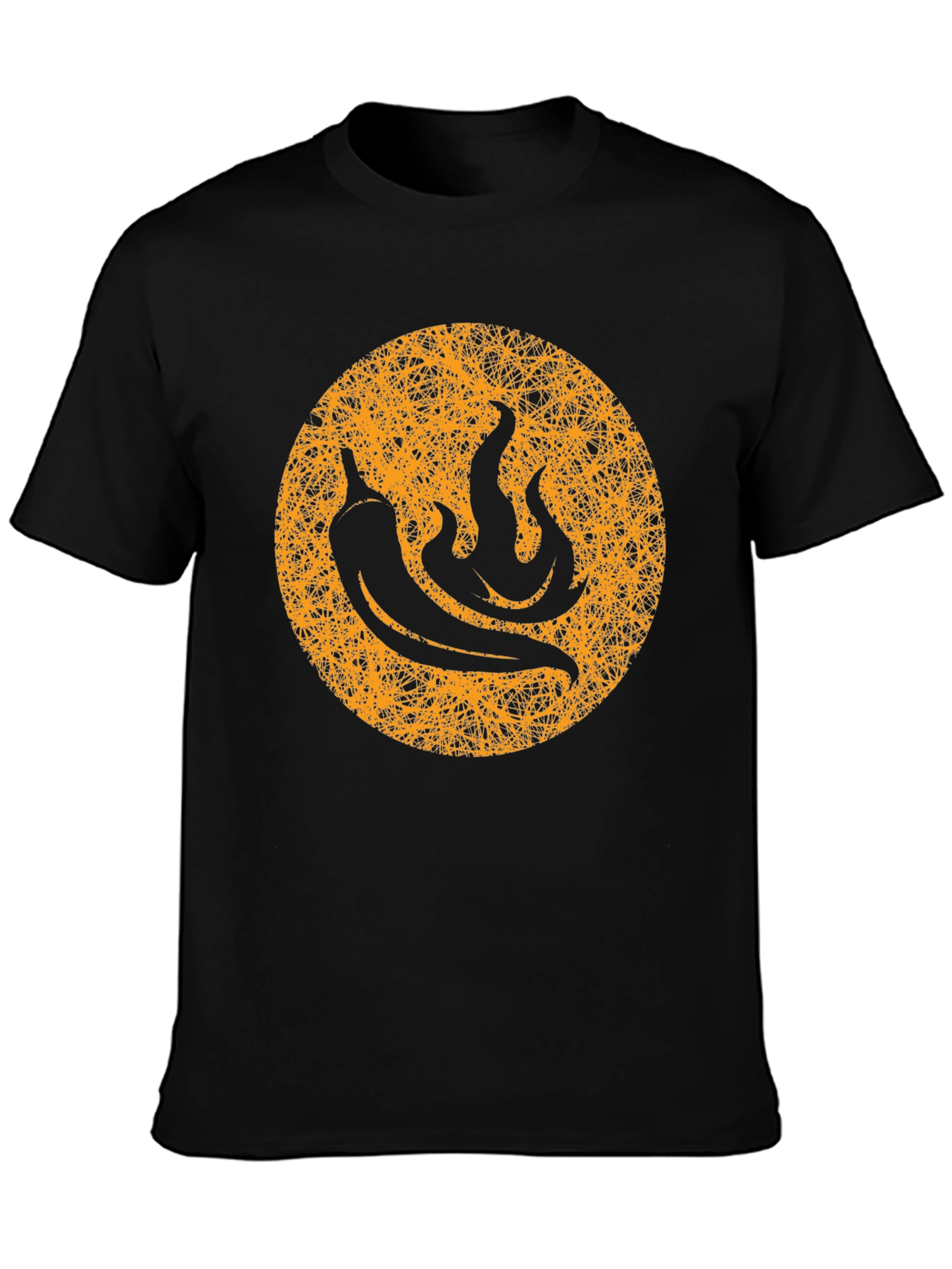 Spicy Pepper T-Shirt - Black Cotton Graphic Tee