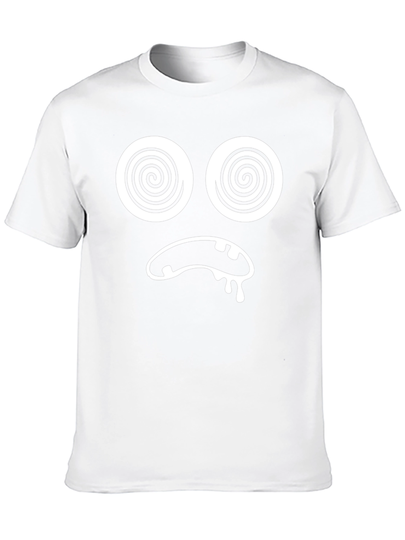 Funny Hypnotized Face T-Shirt - Soft Cotton Tee