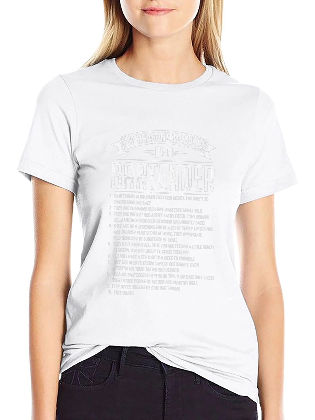 10 Reasons To Date A Bartender T-Shirt