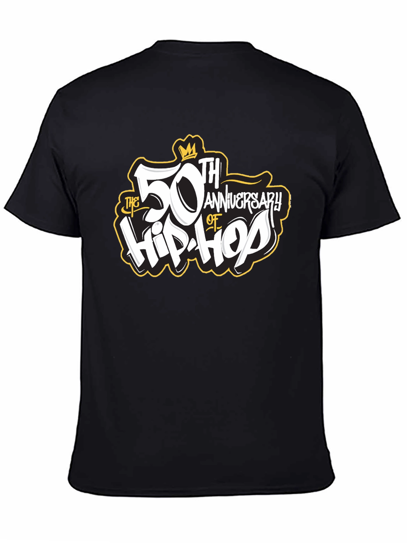 50th Anniversary of Hip-Hop Black T-Shirt