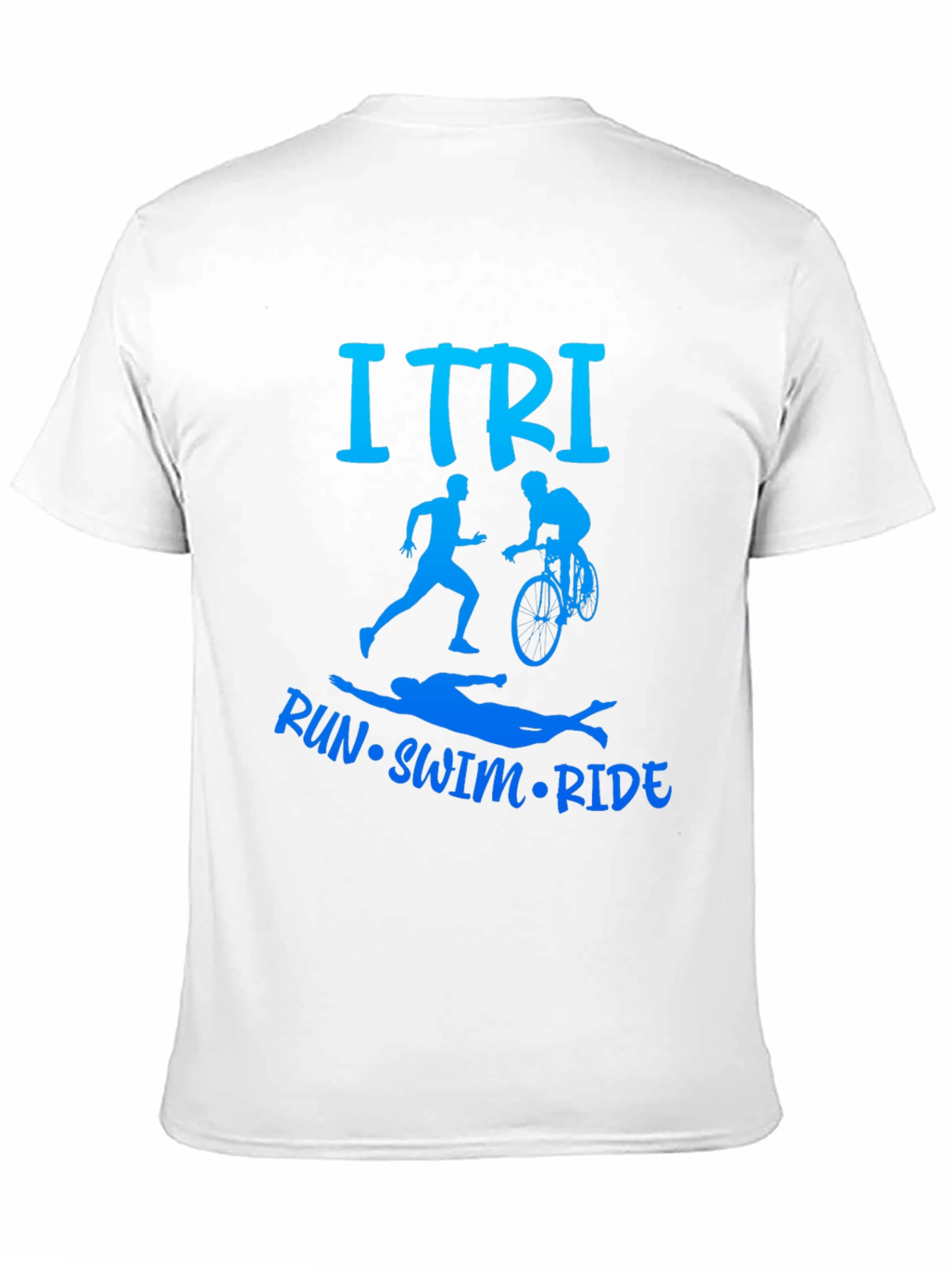 ITRI Run Swim Ride Triathlon T-Shirt