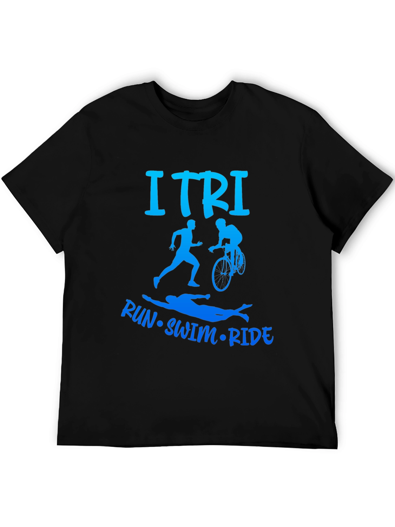 ITRI Run Swim Ride Triathlon T-Shirt