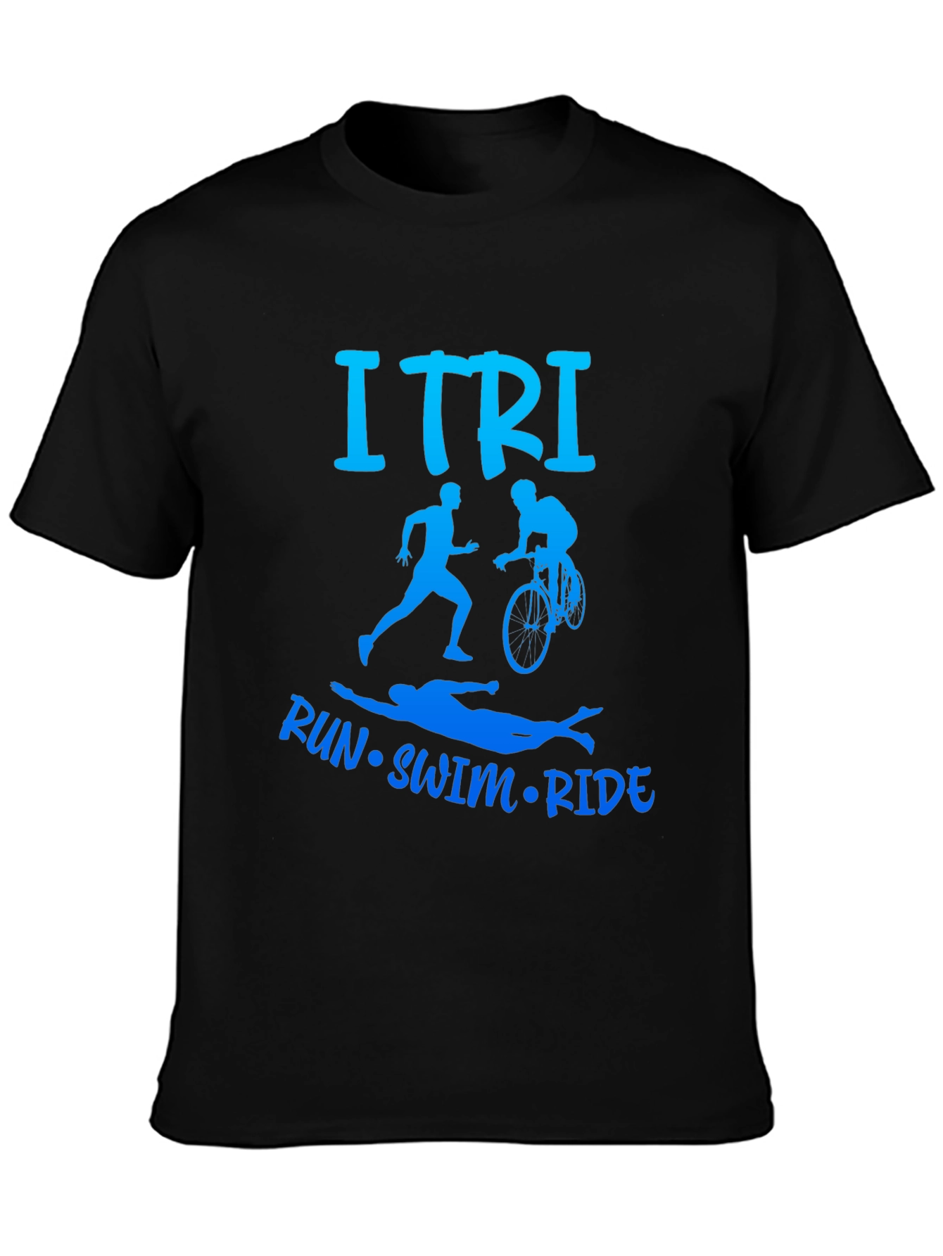 ITRI Run Swim Ride Triathlon T-Shirt
